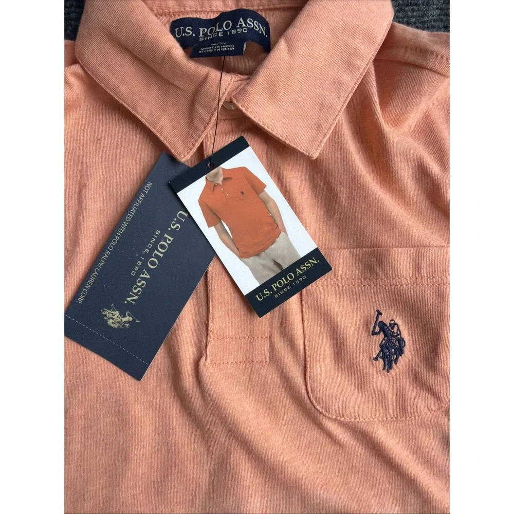 Polo Ralph Lauren Orange Kids Sz S 6/7 Y Polo NEW WITH TAGS